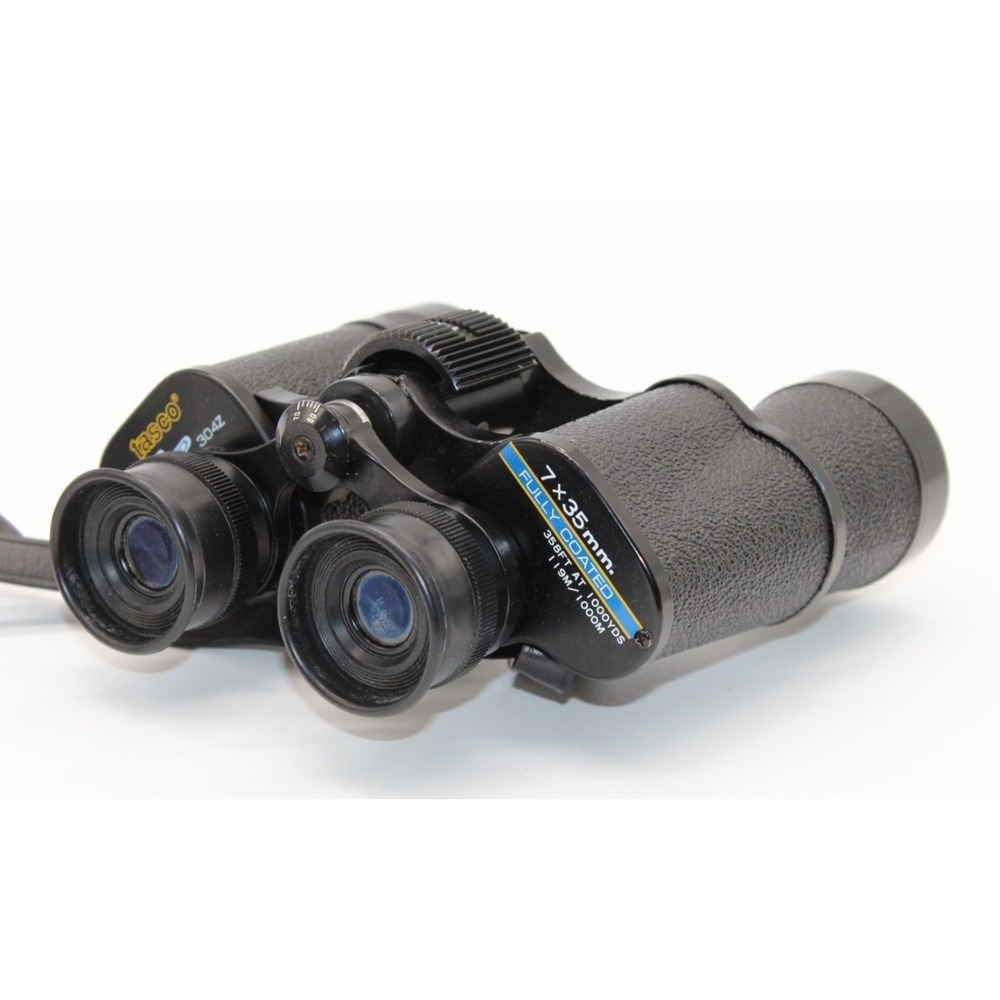 Tasco 7 X 35 Binoculars Fully Coated 304Z Zip 1000 Yard VTG